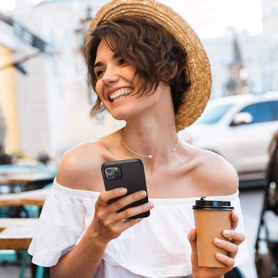 Ugreen UG20457LP417TK Iphone 12 Pro Max 6.7inch Màu Đen Ốp Lưng điện thoại Silicone - HÀNG CHÍNH HÃNG