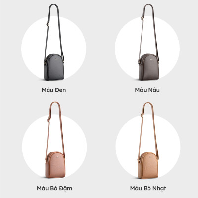Túi Lata ( Thời trang nữ đựng điện thoại mini - Túi đeo chéo da HN115 )