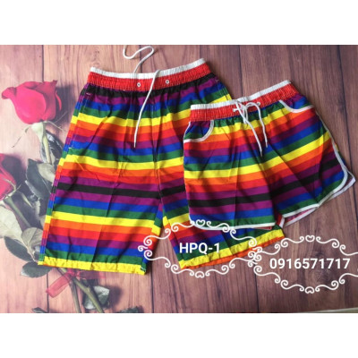 Quần đôi đi biển xinh lung linh ( giá 1 quần )