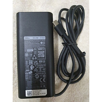 Adapter Sạc laptop Dell 65w Type C (20v-3,25A) dùng cho laptop Dell cổng type C - Hàng chính hãng
