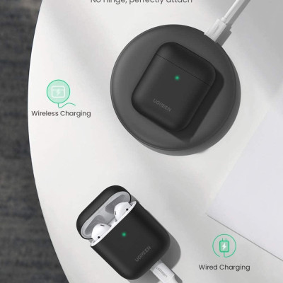 Ugreen UG80479LP367TK Airpods Màu Đen Hộp bảo vệ Silicone - HÀNG CHÍNH HÃNG