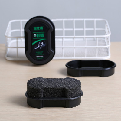 Set dụng cụ làm sạch giày - Xi mút  + sáp đánh bóng giày , dép , túi xách ,cặp ,bằng da  , thiết kế nhỏ gọn vô  cùng tiện lợi