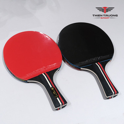 (Tặng bao da đựng vợt khi mua 2 chiếc) Vợt bóng bàn tập luyện Huieson X 3 sao, 5 sao, 6 sao -vợt bóng bàn dán sẵn giá rẻ, Cốt vợt sử dụng gỗ tự nhiên cứng cáp, dày và chắc chắn cho độ nảy cao.