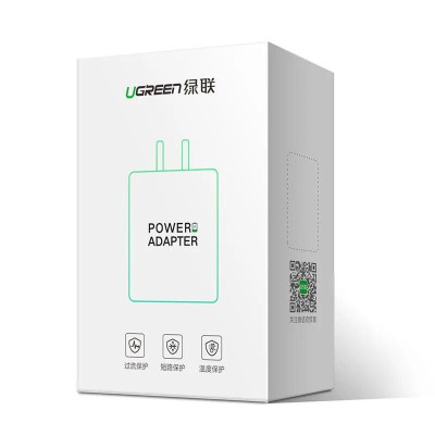 Ugreen UG50714CD112TK Màu Trắng Củ sạc cổng USB 2.0 5V-1A - HÀNG CHÍNH HÃNG