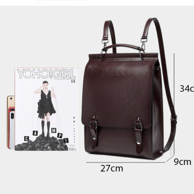 Balo nữ 100% da thật thời trang cao cấp đa chức năng phong cách mới