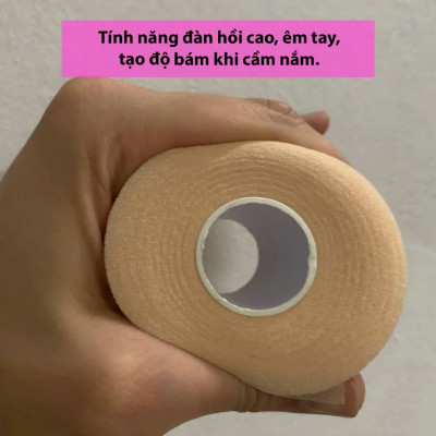 Quấn cốt vợt cầu lông bảo vệ cốt vợt cầu lông dài 6cmx27m mềm mại, thấm hút mồ hôi Quấn Cốt Cán Vợt pickleball, tennis, bóng bàn - Giao Màu Ngẫu Nhiên