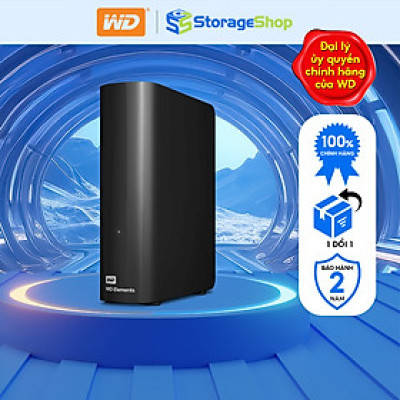Ổ Cứng Di Động WD Elements 4TB/6TB/8TB/10TB/12TB/14TB 3.5 in.ch Hàng Chính Hãng