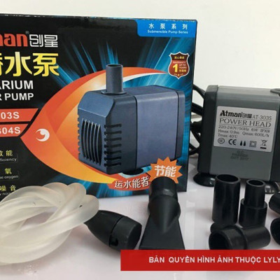 Máy bơm nước bể cá mini ATMAN AT303s AT304s AT305s AT306s cao cấp, siêu bền, tiết kiệm điện. Bảo hành uy tín