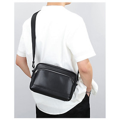 Túi đeo chéo nam da bò cao cấp BHM9250 Túi đeo vai dáng ngang