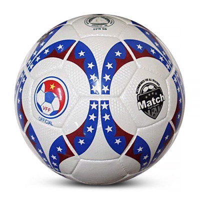 Bóng đá UHV 2.03 in sao size 5 tặng kèm lưới+kim bơm bóng