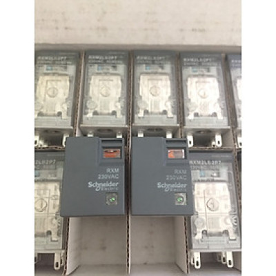 |Hàng Chính hãng| Rơ le trung gian RXM2LB2P7 Schneider 8 chân 220Vac