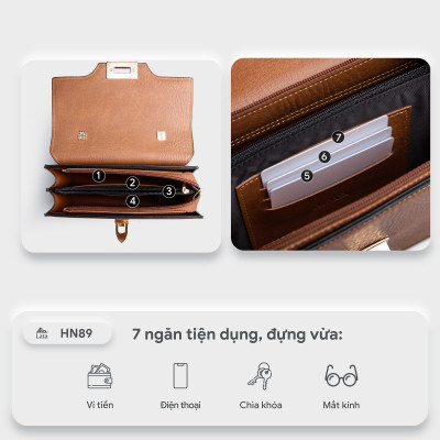 Túi Lata ( Thời trang nữ đi chơi size 21 - Túi đeo chéo nữ HN89 )