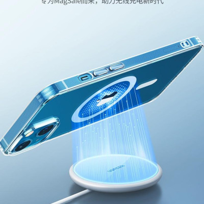 Ugreen UG90132LP537TK Trong Suốt hổ trợ sạc không dây Ốp Lưng Iphone 13 Pro 6.1inch - HÀNG CHÍNH HÃNG