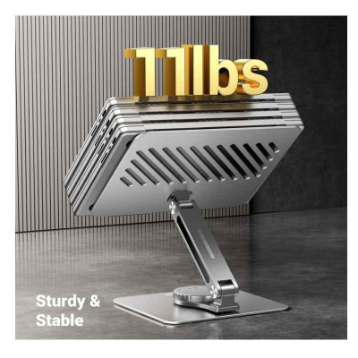 Ugreen UG90849LP592TK 17.3inch thiết kế công thái học xoay 360 độ Giá đỡ máy tính laptop để bàn max 5kg chất liệu hợp kim màu ghi tối - HÀNG CHÍNH HÃNG