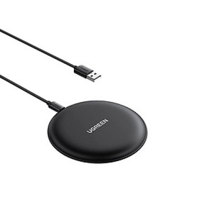 Ugreen UG80537CD186TK 15W Màu ĐEN Đế sạc không dây - HÀNG CHÍNH HÃNG