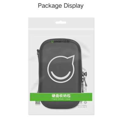 Ugreen UG40707LP128TK Màu Đen Hộp đựng ổ cứng 2.5 HDD chống sốc - HÀNG CHÍNH HÃNG