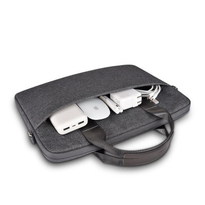 Túi Đựng Macbook Wiwu Minialist Dùng Cho  Màn Hình 13, 14inch Chất Liệu Vải Cao Cấp, Chống Nước - Hàng Chính Hãng