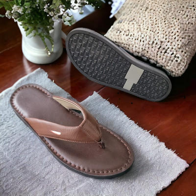 DÉP KẸP CHẤT LIỆU DA BÒ VATIS