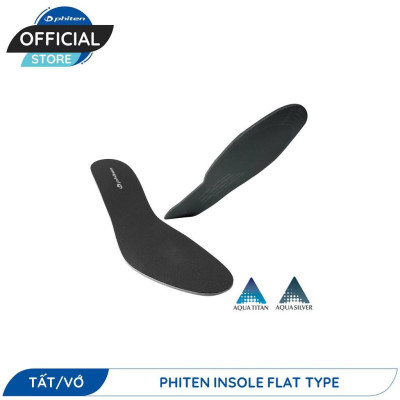Lót giày êm chân Phiten insole flat TI146003/TI146004 giảm đau, mỏi, giảm sốc dùng thường ngày