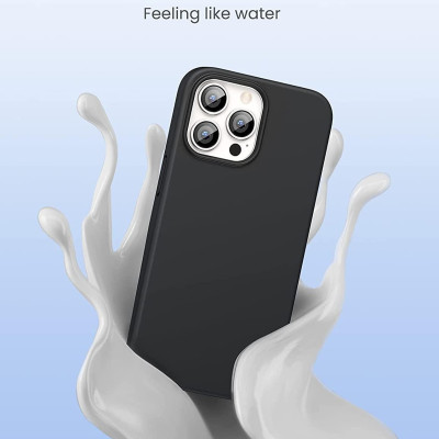 Ugreen UG80675LP545TK Màu Đen Silicone Ốp Lưng Iphone 13 Pro 6.1inch - HÀNG CHÍNH HÃNG