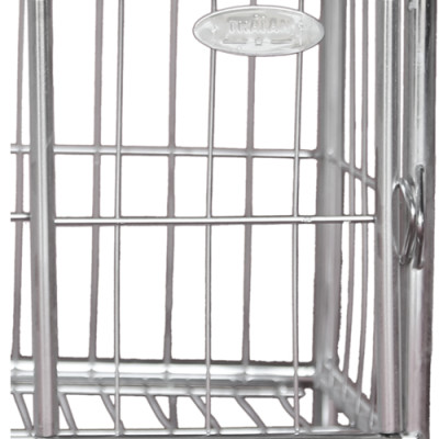 Chuồng chó mèo inox mái vòm và mái băng- tặng kèm khay hứng bằng inox