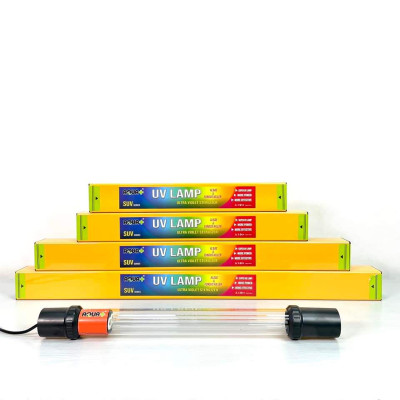 Đèn UV Diệt Khuẩn 20W, 30W, 55W, 75W, 100W, 150W, 200W Uv AQUA+ SUV Xử Lý Nước Bể Cá Koi, Hồ Thủy Sinh, Nước Sinh Hoạt, Chăn Nuôi Hiệu Quả ( có đối trọng)
