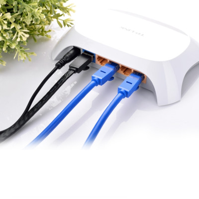 Dây mạng bấm sẵn 2 đầu Cat6 UTP Patch Cords dài 10M UGREEN NW102 11205 - Hàng chính hãng