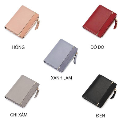 Ví Nữ Mini Cầm Tay TAILIAN Nhỏ Gọn Phối Da Lộn Thời Trang Nhiều Ngăn Da Cao Cấp Cực Đẹp Giá Rẻ TL01 - Micocah Mall