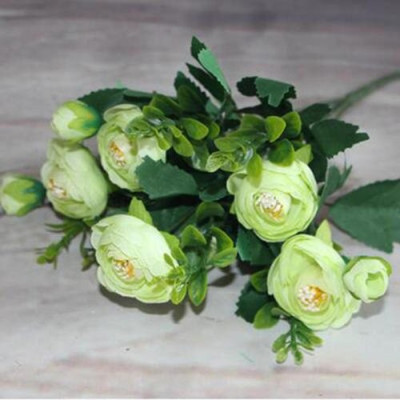 Bình hoa hồng tỉ muội cắm sẵn - Cây giả, hoa lụa trang trí nhà cửa