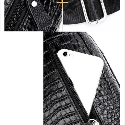 Túi đeo chéo nam da cá sấu cao cấp BEE GEE – DCN9042	