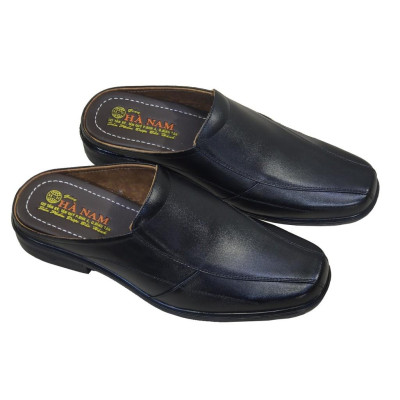 Dép Bít Mũi Nam Da Bò Thật TiTi ĐÔ Cao Cấp GSB20138