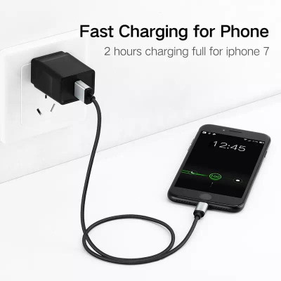 Ugreen 40985 1M màu Đen Cáp Lightning sạc + truyền dữ liệu cho iPhone Ugreen US199 - Hàng Chính Hãng