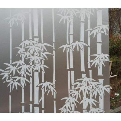 Decal dán kính cây trúc có sẵn keo DK45