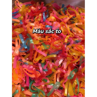 1 Kg Dây Chun Buộc Tóc Màu Đen và Nhiều Màu – Dây Nịt Tóc Đa Dạng Màu Sắc - HÀNG CHÍNH HÃNG MINIIN