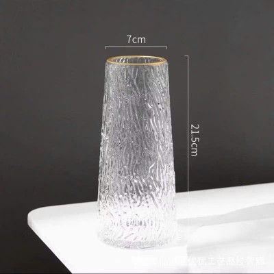 Lọ Hoa Thủy Tinh Trong Suốt & Bình Thủy Tinh Hổ Phách Cắm Hoa Trang Trí Nhà Cửa - HÀNG CHÍNH HÃNG MINIIN
