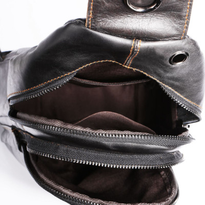 Túi đeo chéo nam DA BÒ THẬT – BEE GEE DCN9333