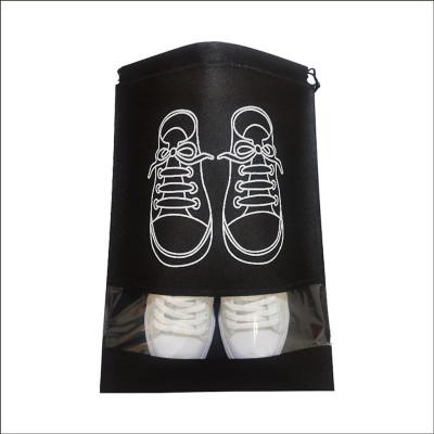 Túi Vải Đựng Giày Dép Dây Rút Chống Bẩn Du Lịch Size Lớn 44x32cm DANOMALL (Chọn Màu)