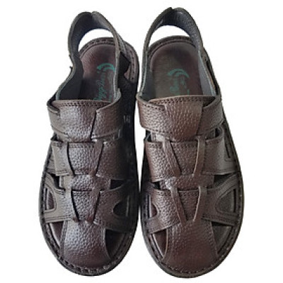 Giày Sandal Nam Bít Đầu BIGGBEN Da Bò Thật Cao Cấp SD142