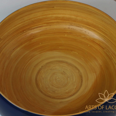 Bát Sơn Mài Màu Xanh Navy