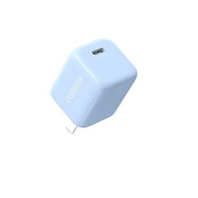 Ugreen UG60899CD249TK 20W Màu Xanh dương Bộ Sạc nhanh QC4.0 PD 3.0 USB Type-C chuẩn cắm US - HÀNG CHÍNH HÃNG