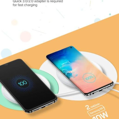 Ugreen UG60112CD186TK 10W Màu Trắng Đế sạc không dây - HÀNG CHÍNH HÃNG