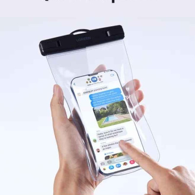 Ugreen UG25431LP186TK 7.2inch IPX8 sâu 30M Bao đựng điện thoại chống nước chất liệu nhựa trong suốt - HÀNG CHÍNH HÃNG