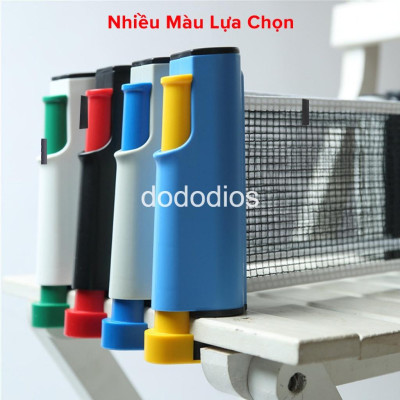 Trụ Lưới Bóng Bàn Rút Gọn Chính Hãng dododios Chất Liệu ABS Cao Cấp Chiều Dài Điều Chỉnh Tới 1,7m Vừa Bàn Bóng Bàn