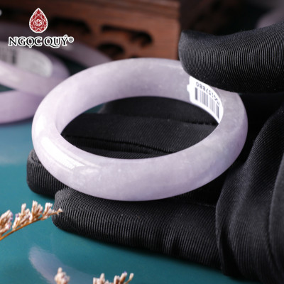 Vòng tay khối đá cẩm thạch hoa tử lan mệnh hỏa thổ - Ngọc Quý Gemstones