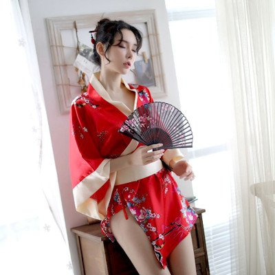 Váy ngủ cosplay lụa phong cách nhật cao cấp Q41 - Đầm ngủ nữ cosplay sexy gợi cảm - Đồ ngủ cosplay - Đồ ngủ nữ mạc nhà