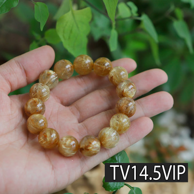 Vòng thạch anh tóc vàng VIP by Anqlo Lusso 