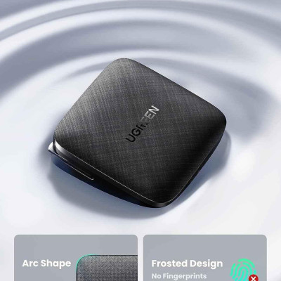 Ugreen UG70866CD216TK 66W 2c QC4.0 chuẩn cắm US Màu Đen Củ sạc nhanh 2 cổng USB type C - HÀNG CHÍNH HÃNG