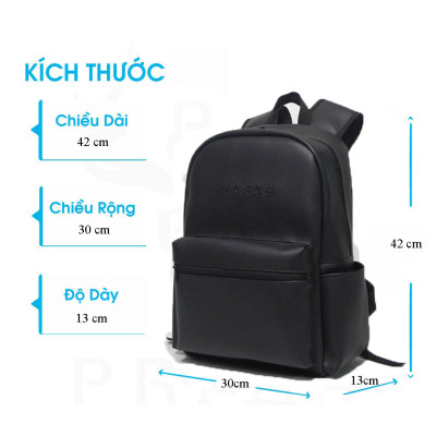 Balo Da Nam Nữ Cao Cấp Chống Thấm Nước HARAS HR341 Đựng được laptop 15.6inch, đi học , đi chơi, đi làm
