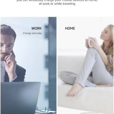 Ugreen UG60112CD186TK 10W Màu Trắng Đế sạc không dây - HÀNG CHÍNH HÃNG