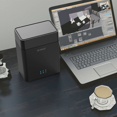Hộp Đựng Ổ Cứng HDD 2 Khay Orico 3.5